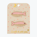 Barrettes Fishy le poisson rose - Luciole et Petit Pois