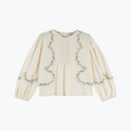 Blouse point de croix Ecru - Emile et Ida