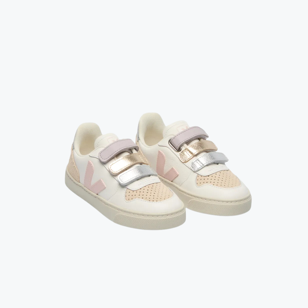 Small V-10 white petale - Veja