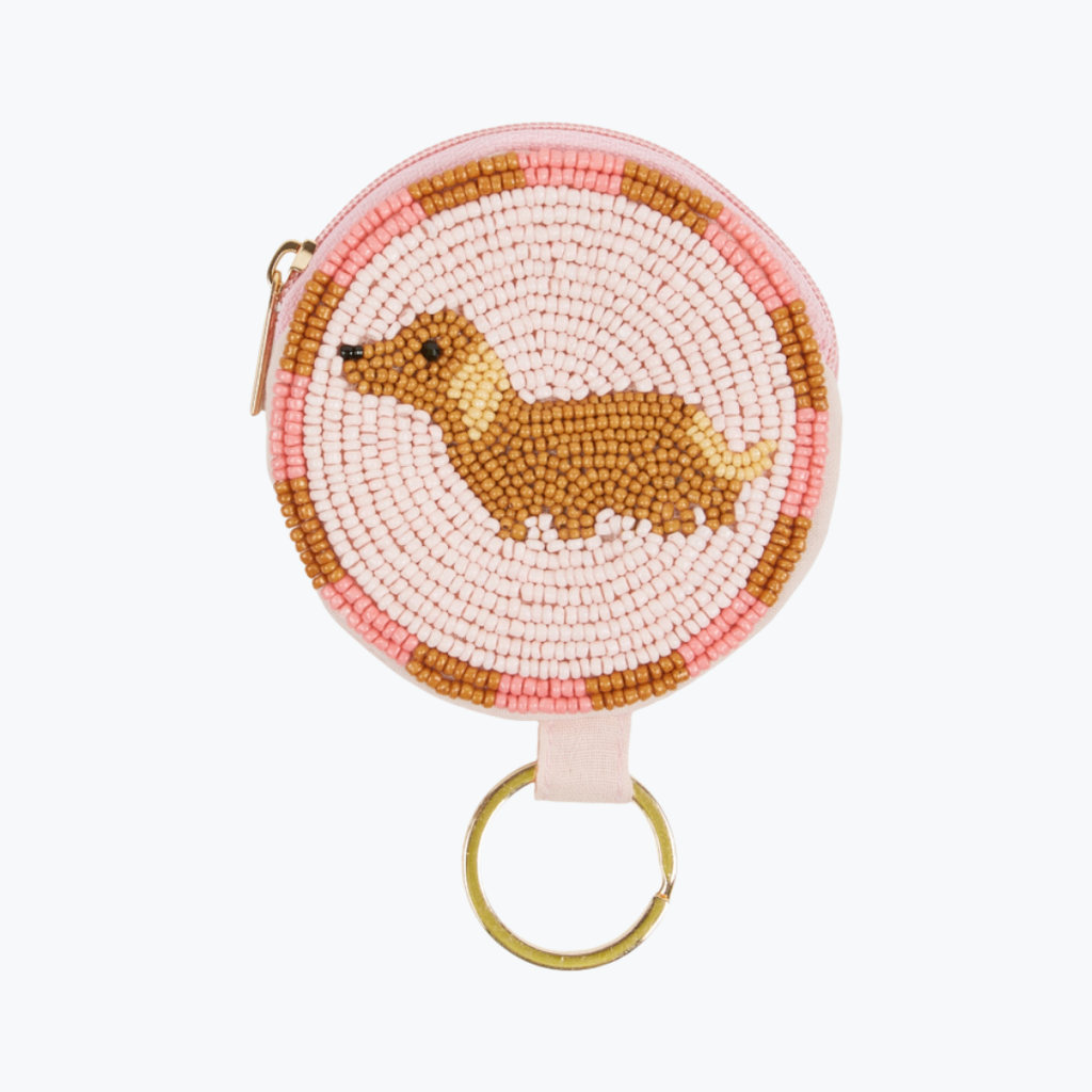 Porte-monnaie perles Chien - Emile et Ida