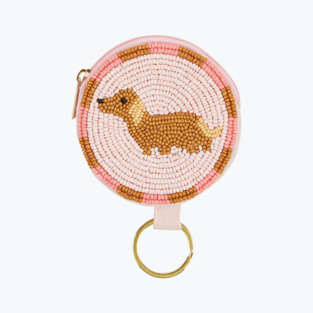 Porte-monnaie perles Chien - Emile et Ida