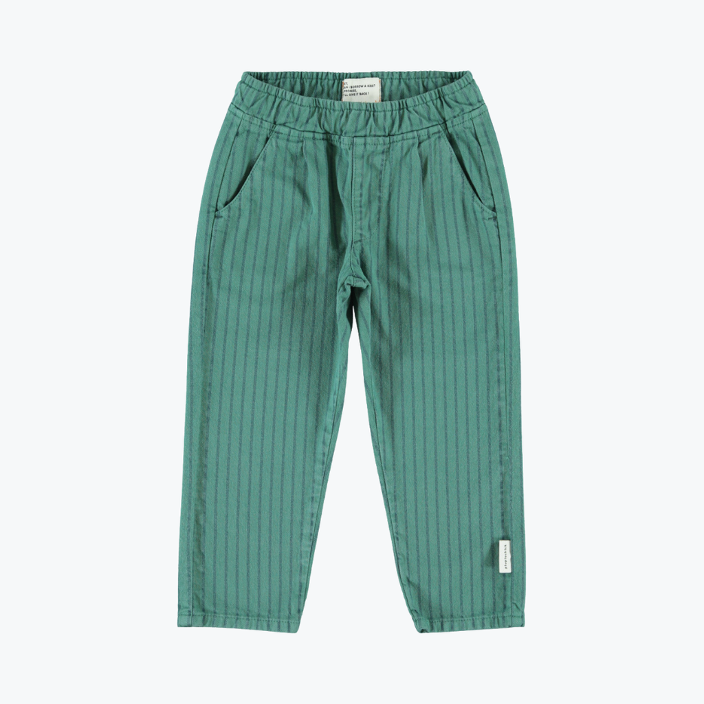 Pantalon rayures vertes - Piupiuchick