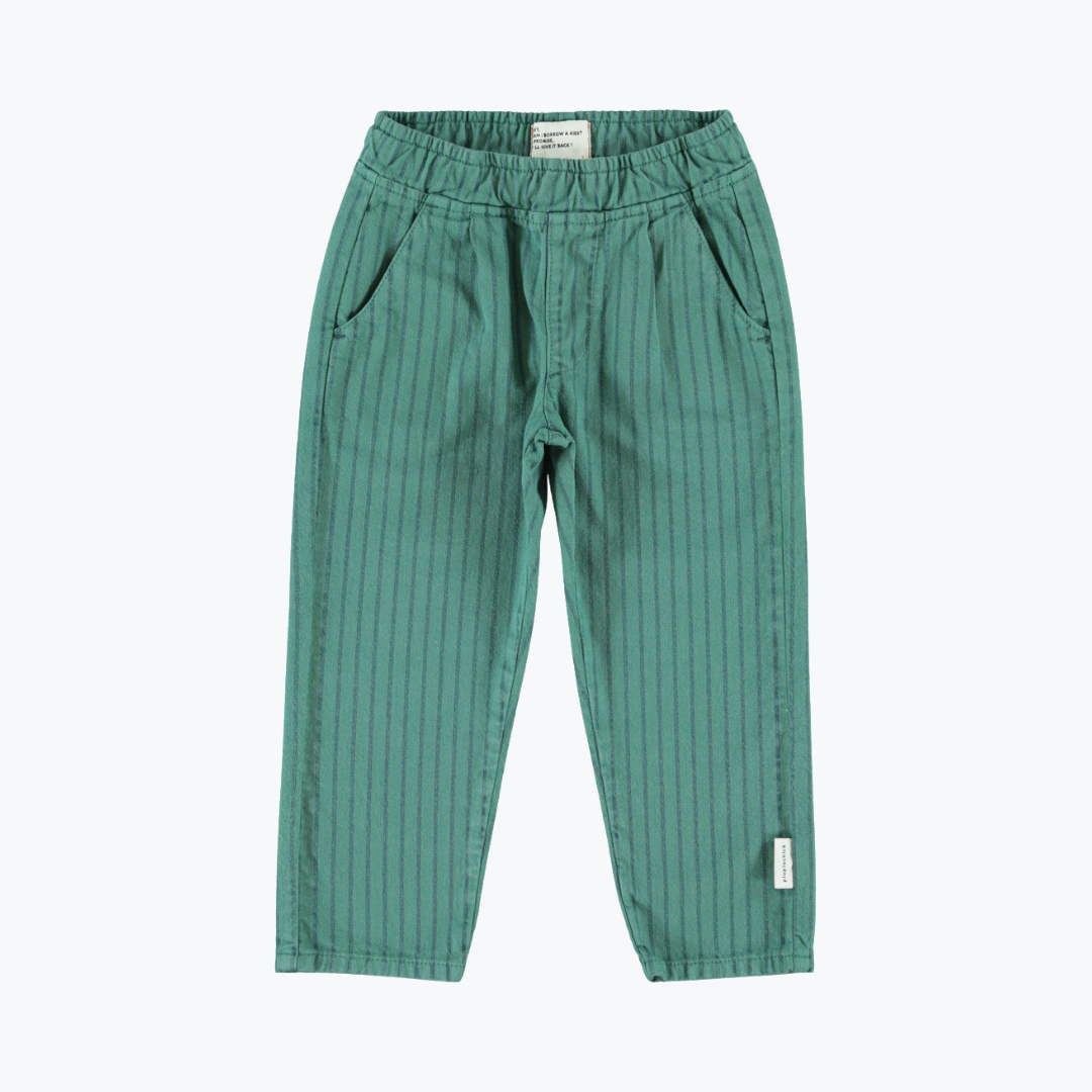 Pantalon rayures vertes - Piupiuchick