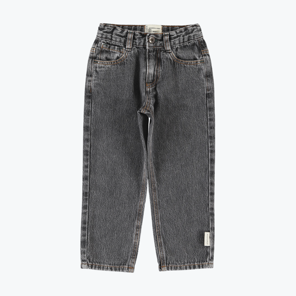 Pantalon denim gris droit - Piupiuchick