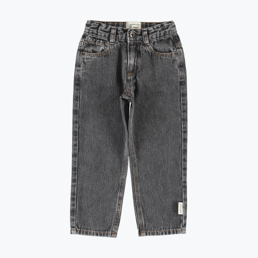 Pantalon denim gris droit - Piupiuchick