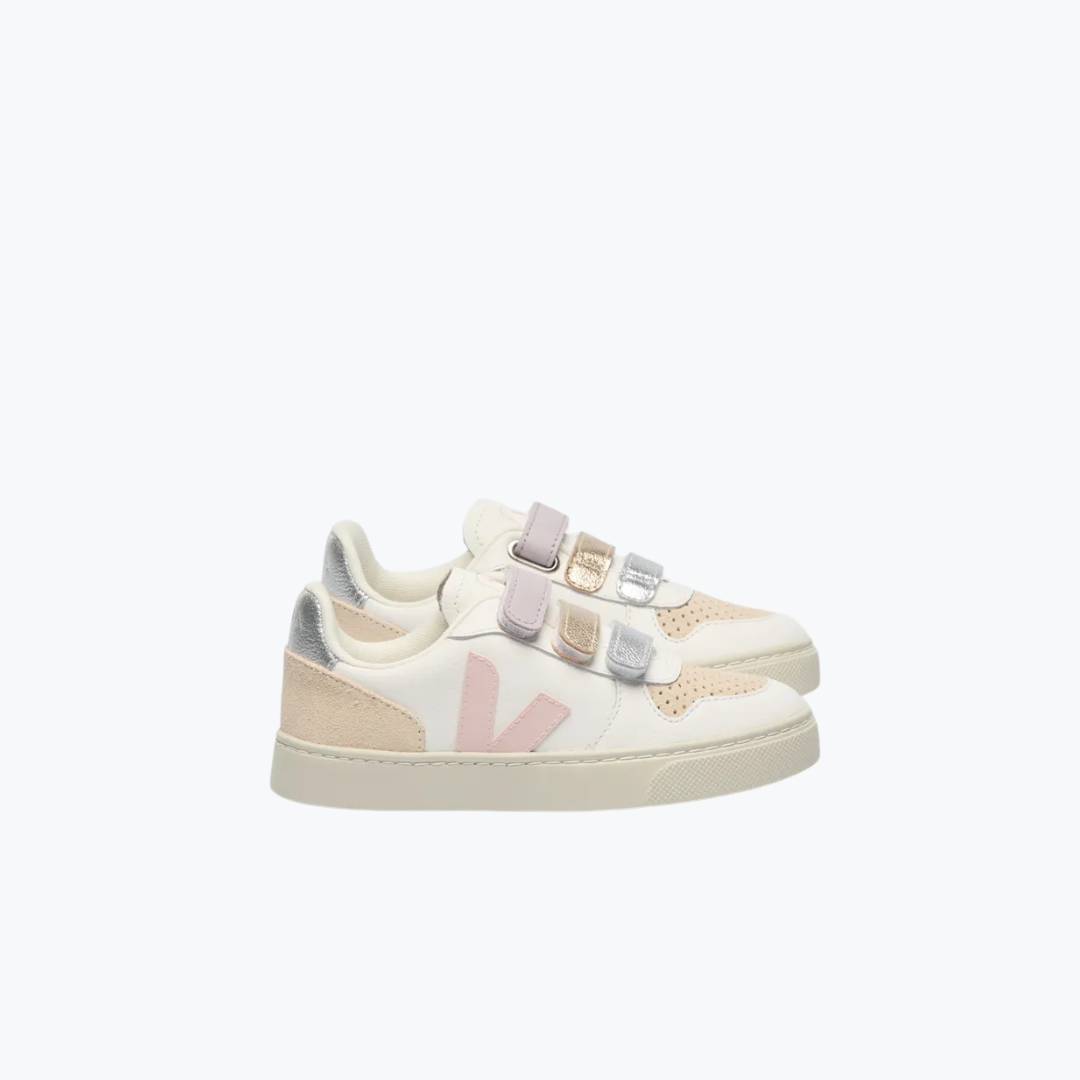 Small V-10 white petale - Veja