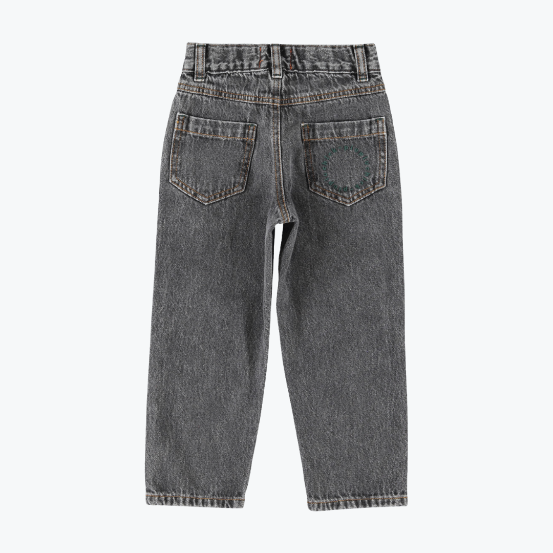 Pantalon denim gris droit - Piupiuchick