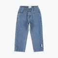 Pantalon denim marine droit - Piupiuchick