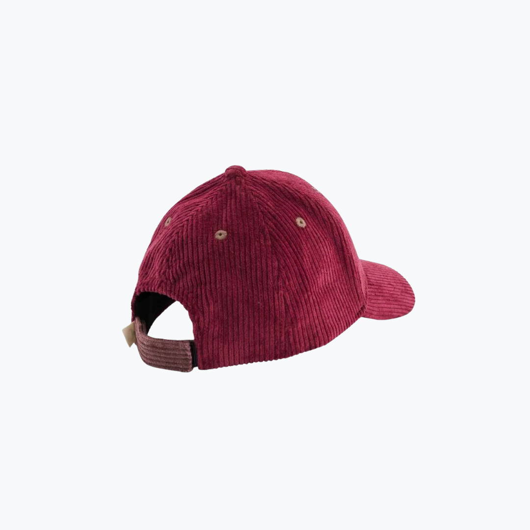 Casquette Velours Amour Fou - Bordeaux - Chamaye