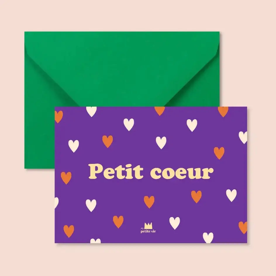 Carte Petit coeur - Ma Petite Vie