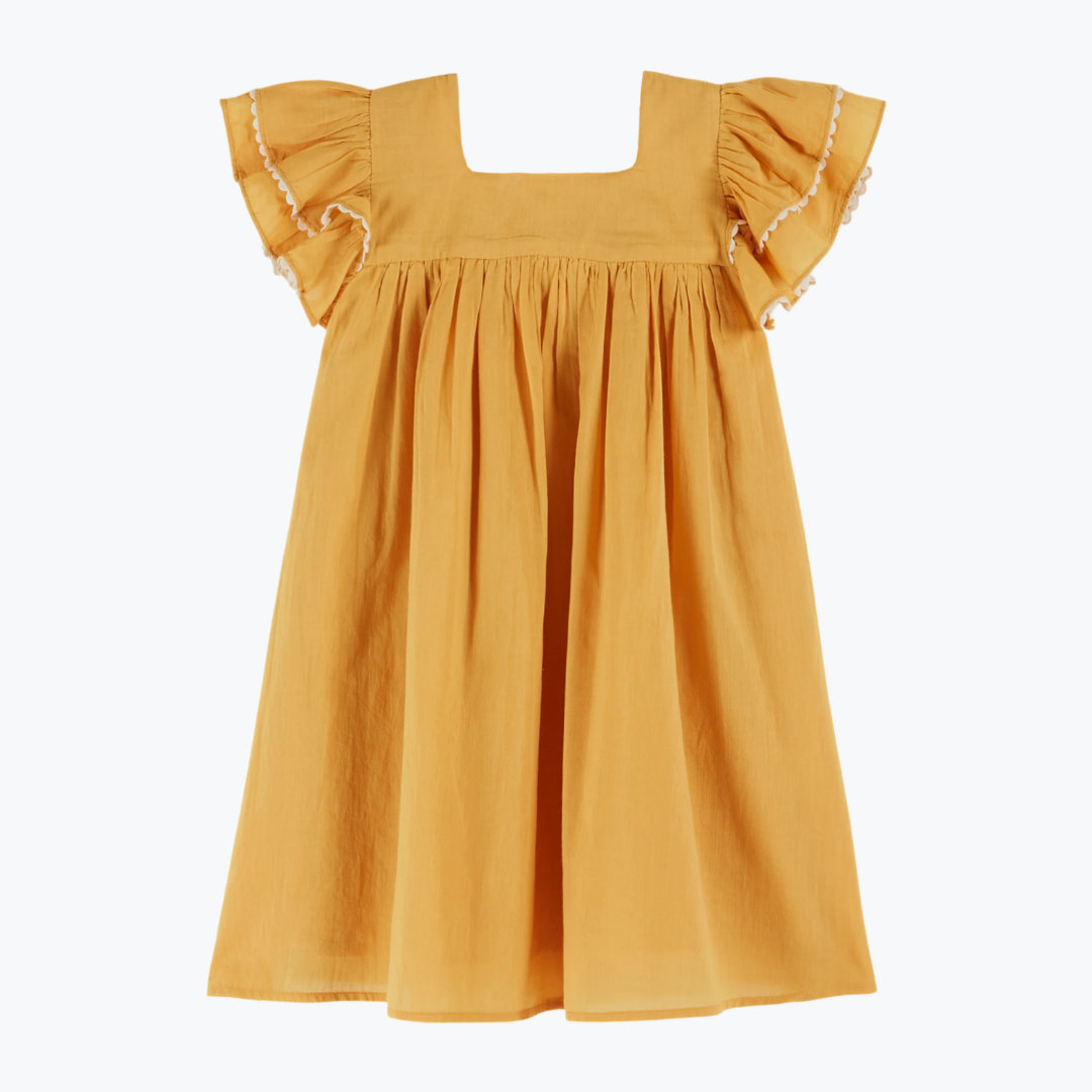 Robe voile de coton tournesol - Emile et Ida