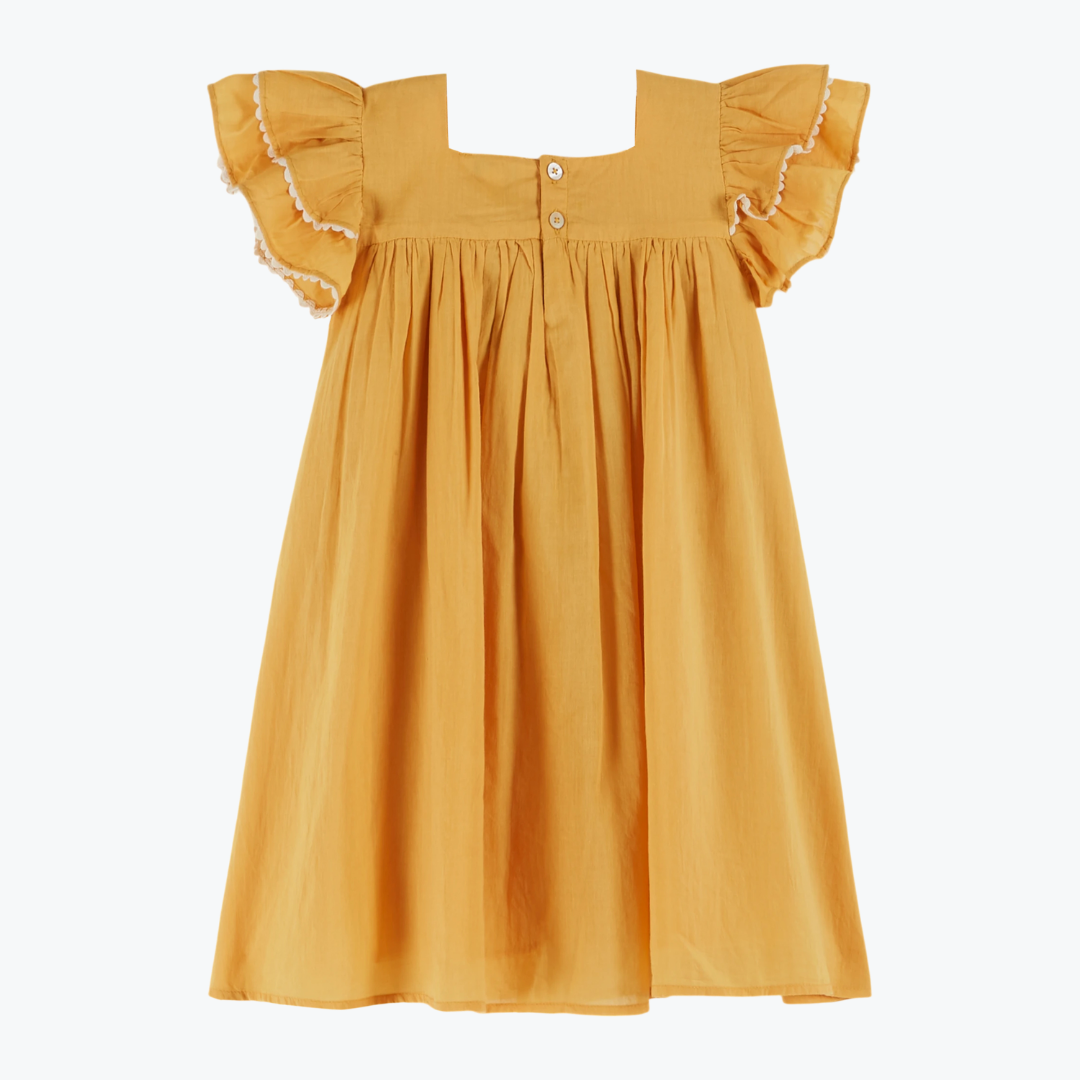 Robe voile de coton tournesol - Emile et Ida