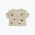 Cardigan crochet fruits - Emile et Ida