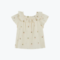 Blouse brodée fleurs - Emile et Ida