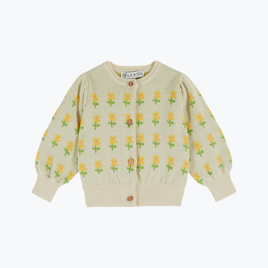 Cardigan à fleurs - Emile et Ida