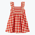 Robe brodée à carreaux - Emile et Ida