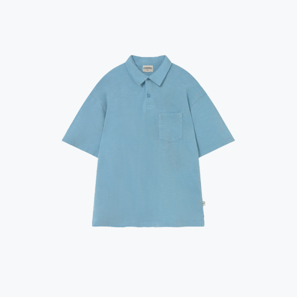 Polo bleu - Cozmo