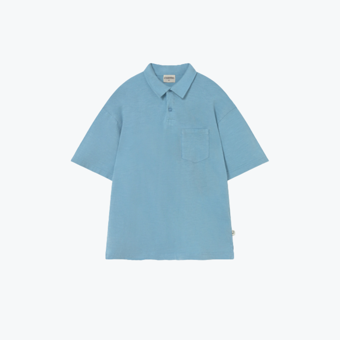 Polo bleu - Cozmo