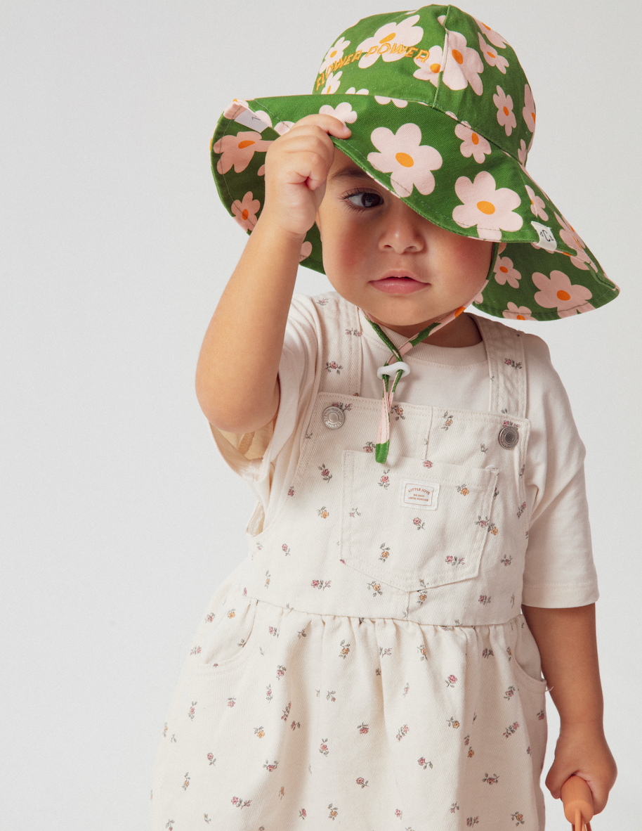 Chapeau large Flower Power - Chamaye