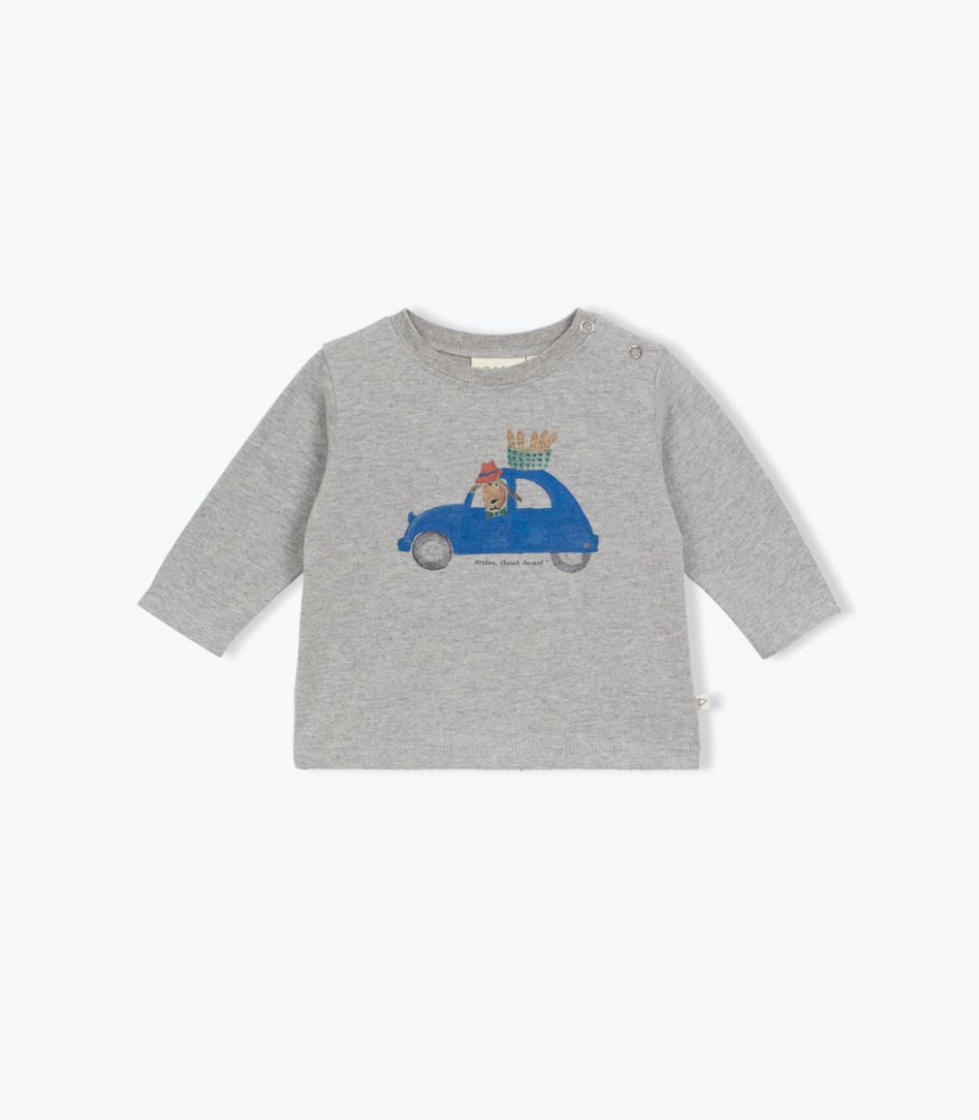 T-shirt Voiture gris - Arsène et les Pipelettes