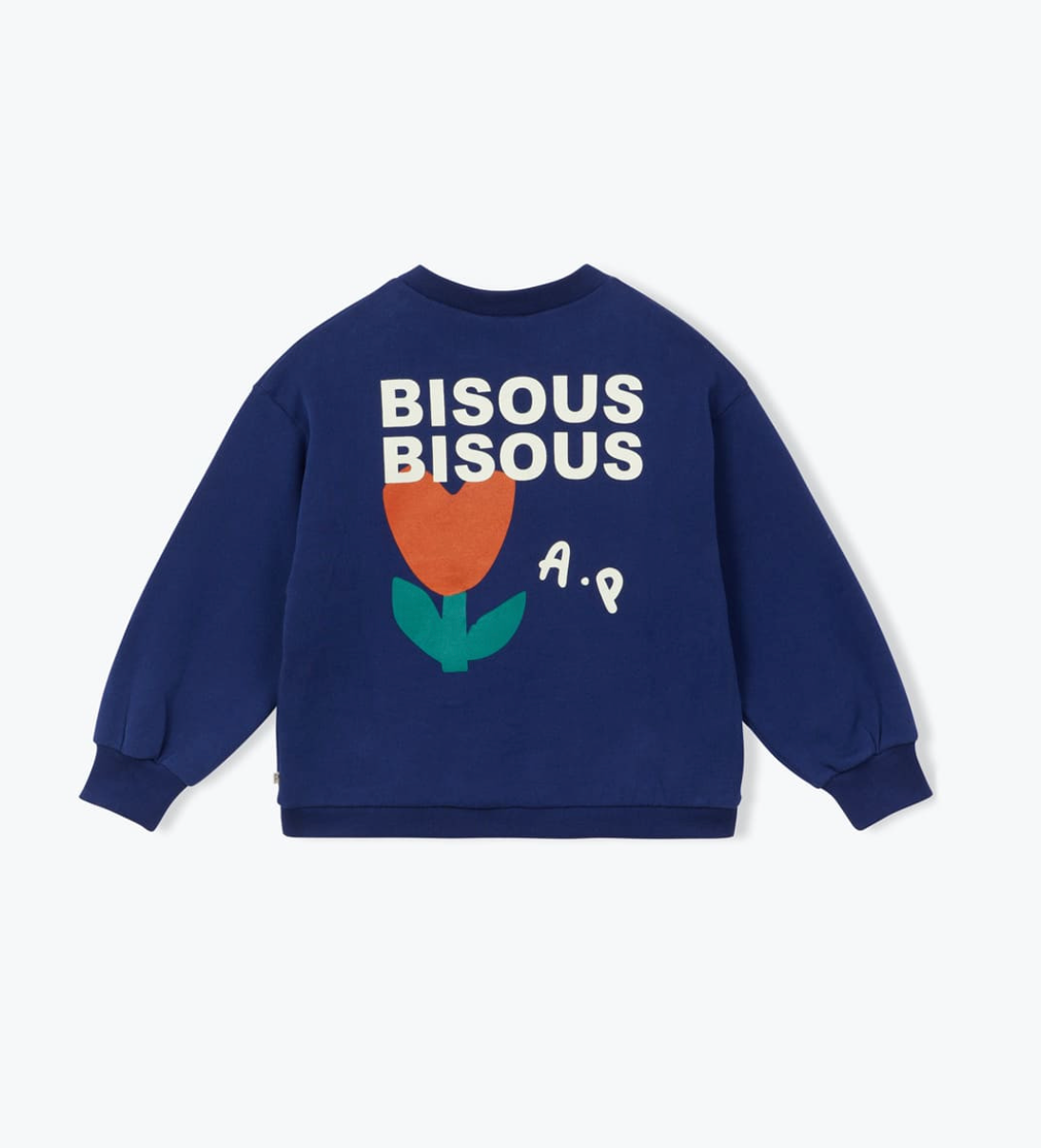 Sweat bisous marine - Arsène et les Pipelettes