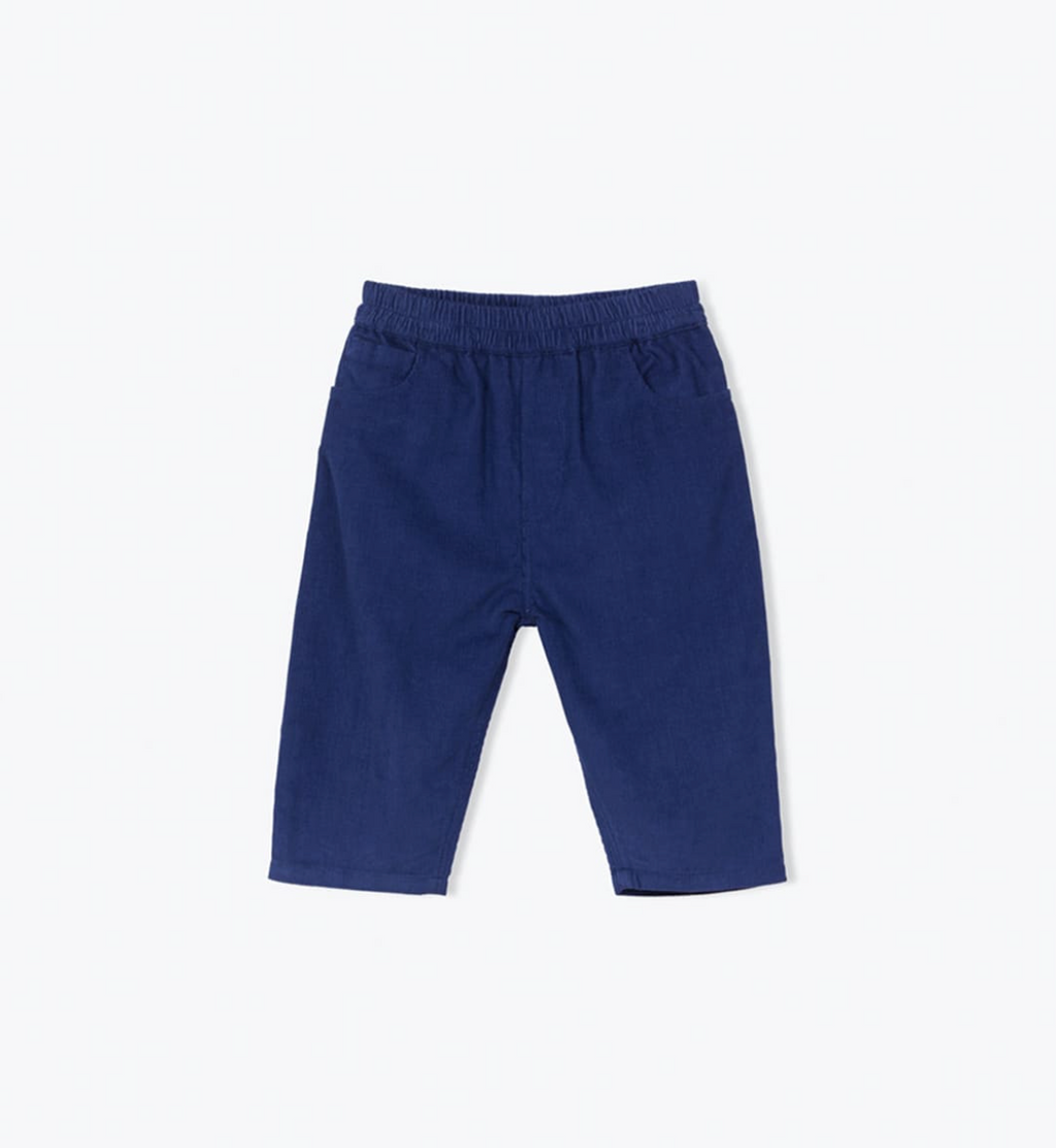 Pantalon velours fin marine  - Arsène et les Pipelettes