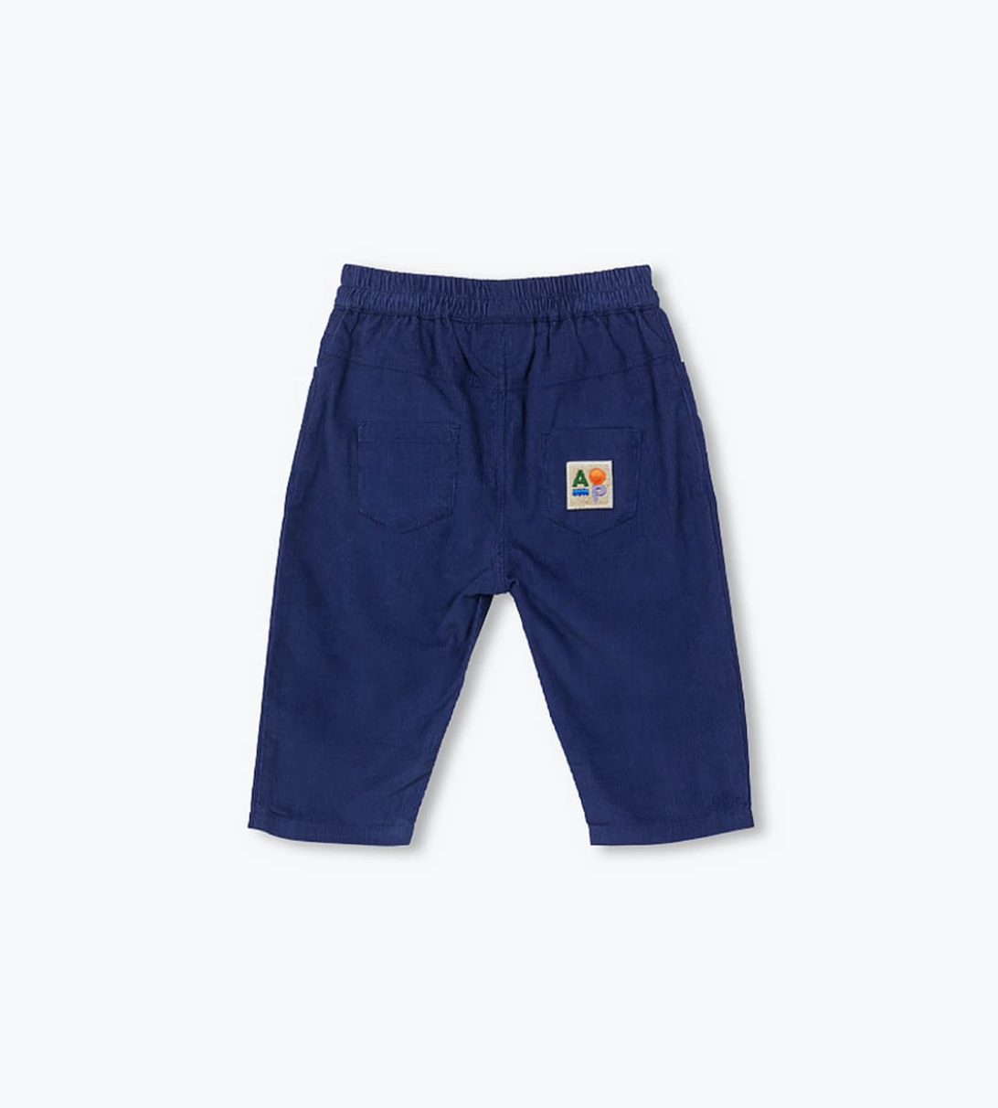Pantalon velours fin marine  - Arsène et les Pipelettes