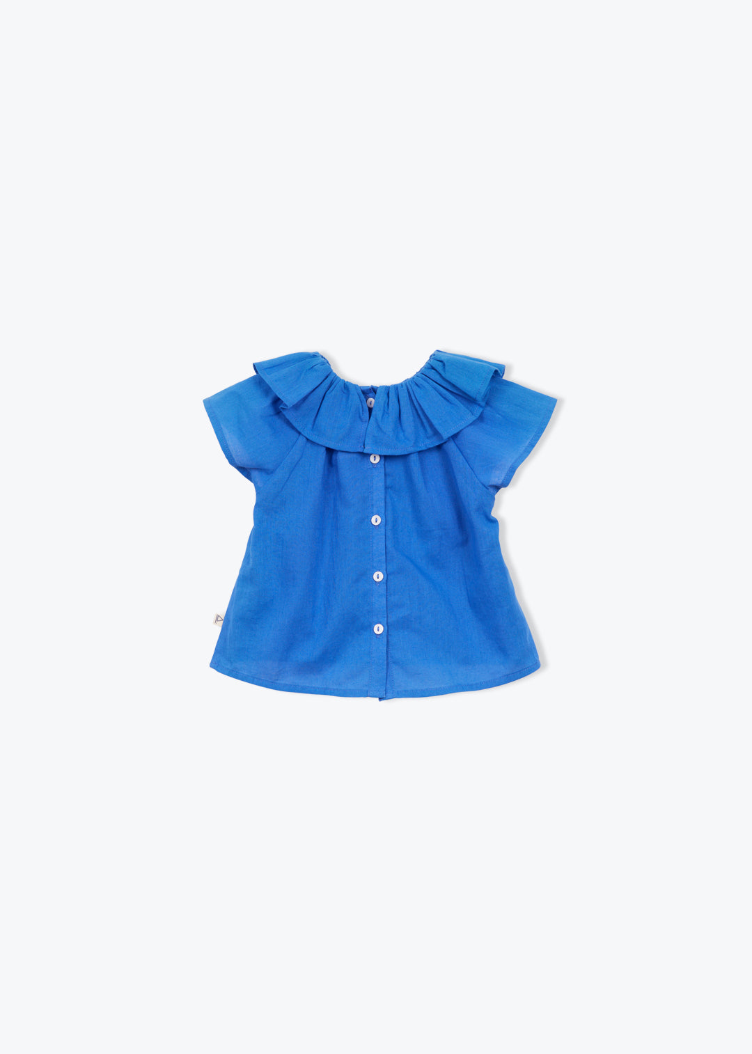 Blouse voile uni cobalt - Arsène et les Pipelettes