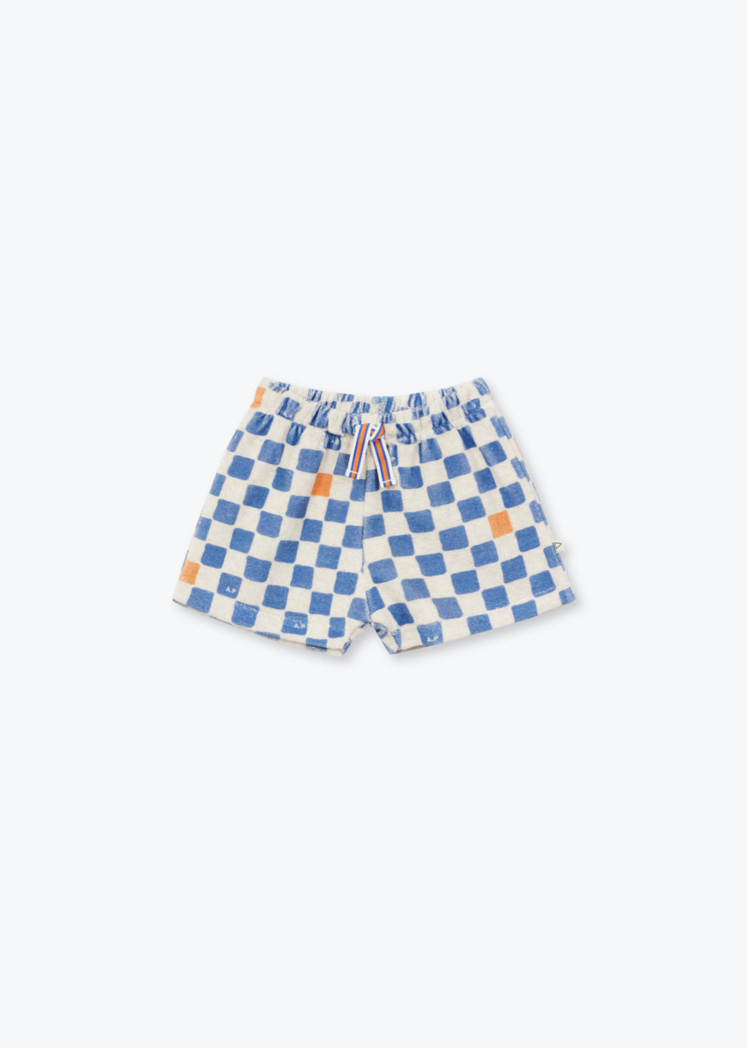 Short éponge damier cobalt - Arsène et les Pipelettes