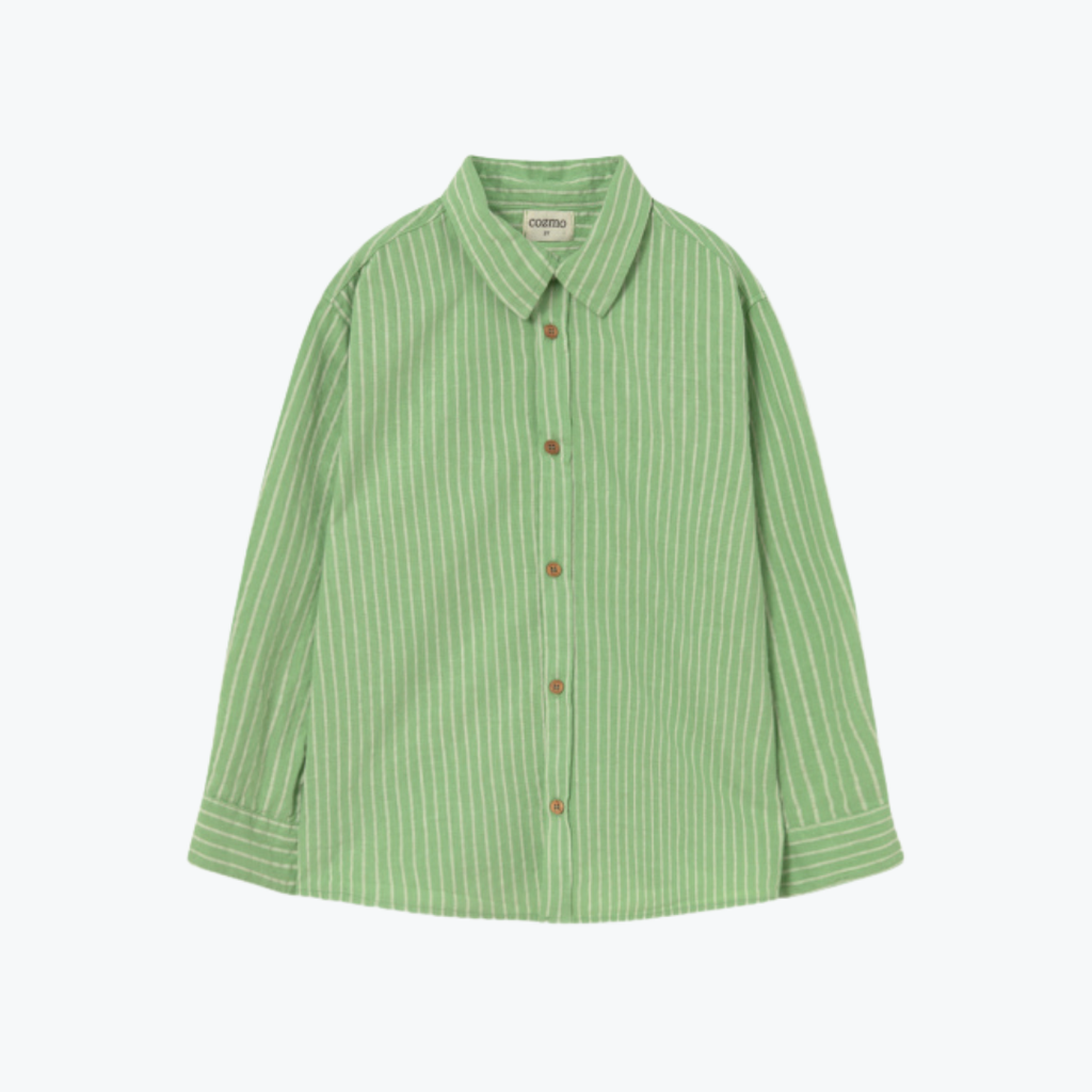 Chemise rayée verte - Cozmo