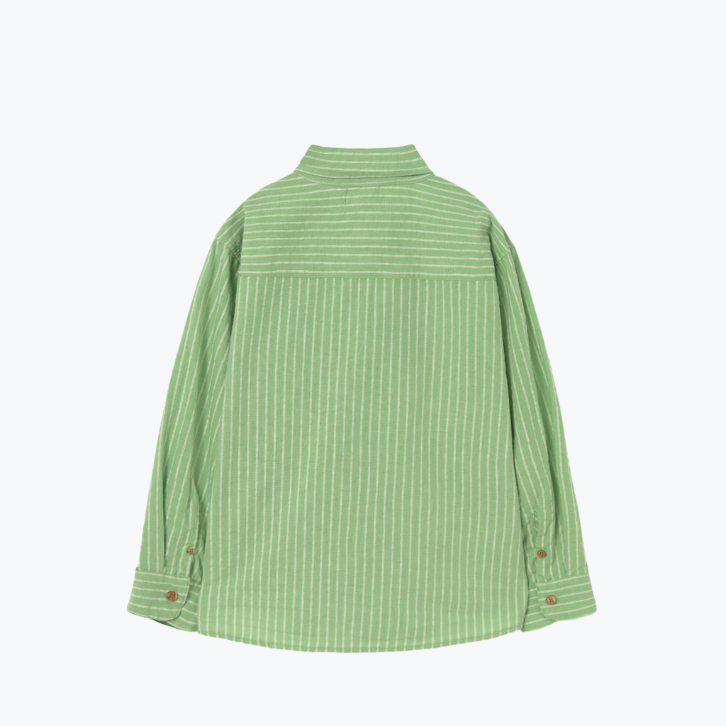 Chemise rayée verte - Cozmo