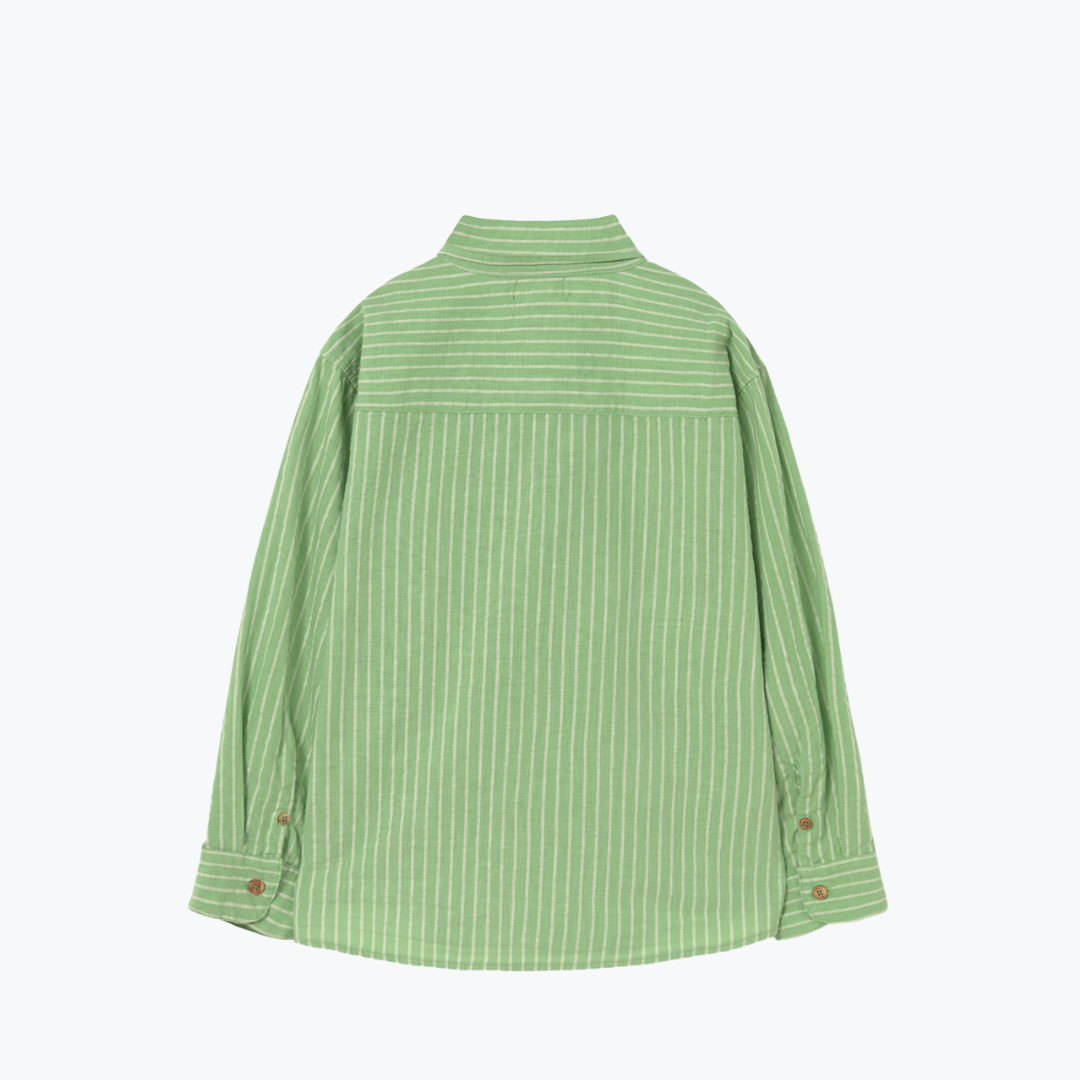Chemise rayée verte - Cozmo