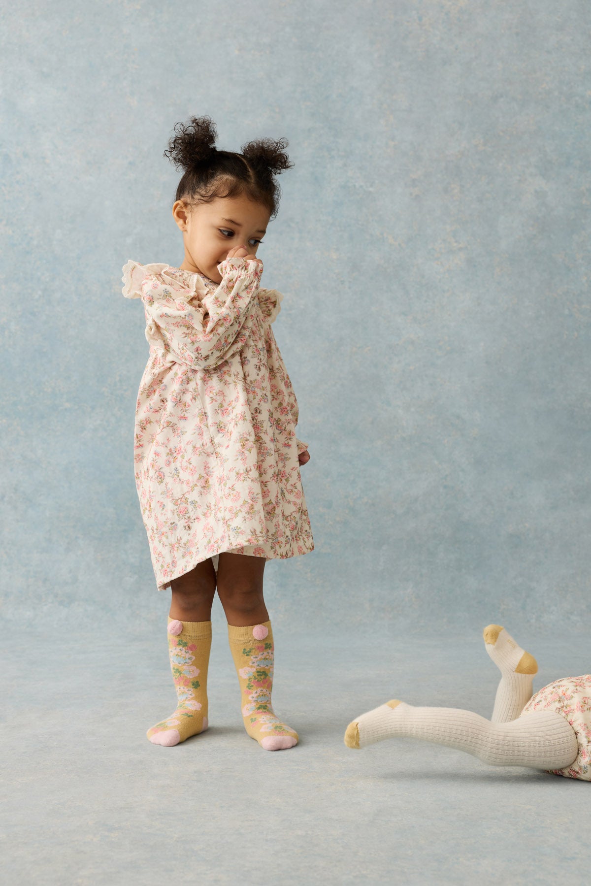 Robe Saralou Cream Carnation Vale - Louise Misha