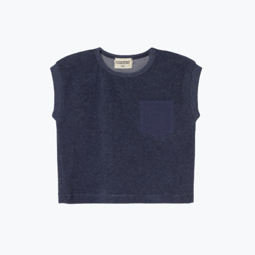 Polo éponge navy - Cozmo