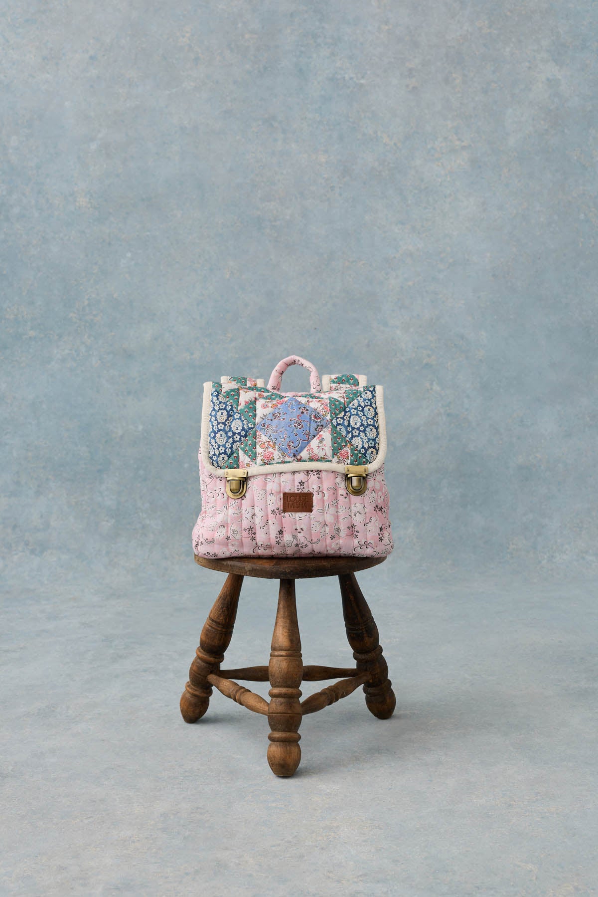 Cartable Tiya Navy Snowfall Patch - Louise Misha