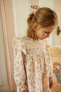 Robe Saralou Cream Carnation Vale - Louise Misha