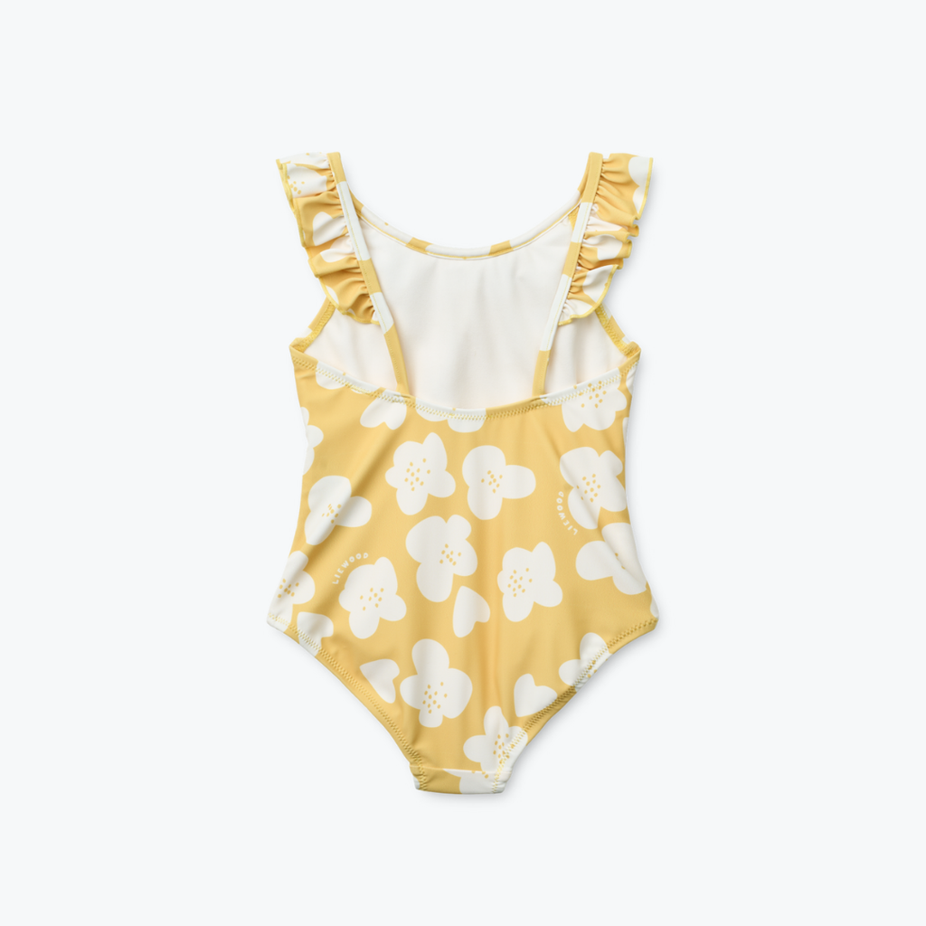 Maillot de bain à fleurs jaune Kallie - Liewood