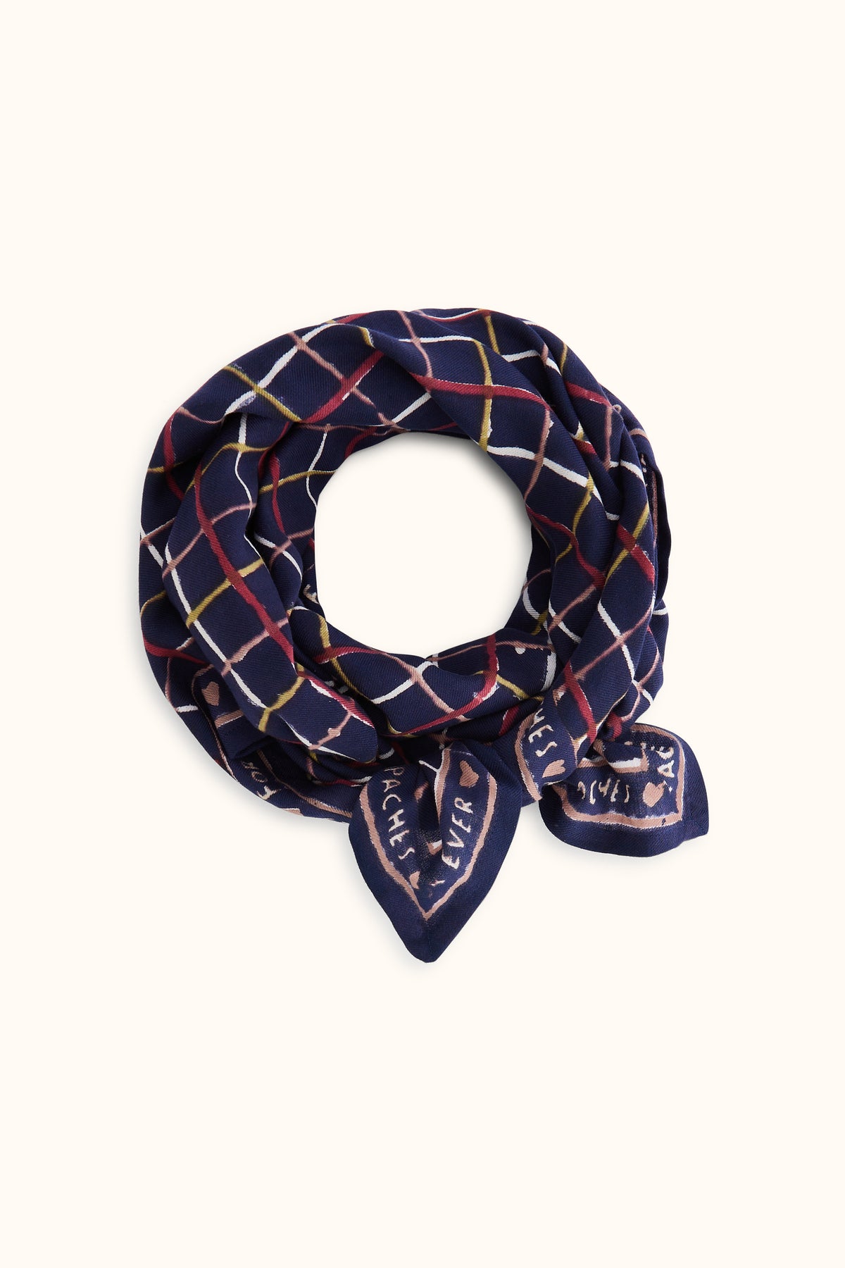 Foulard Latika - Cahier Indigo - Apaches