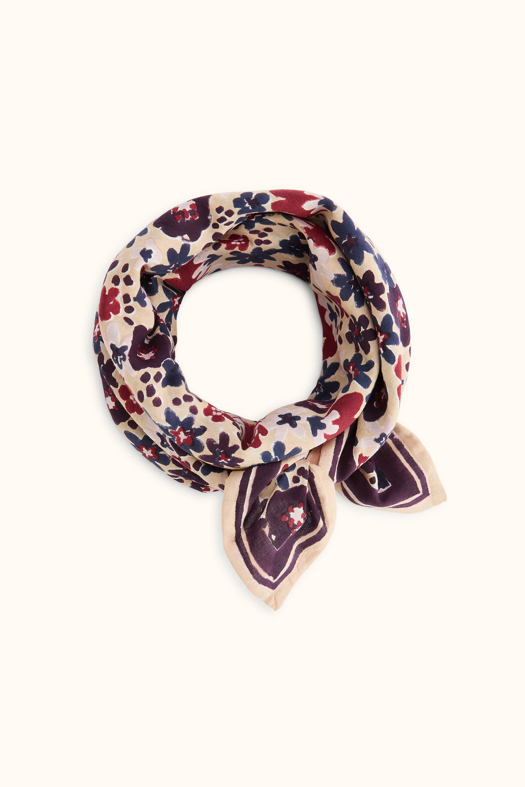 Big Foulard Latika Polly Macadamia - Apaches