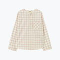 Chemise à carreaux ivoire - Cozmo