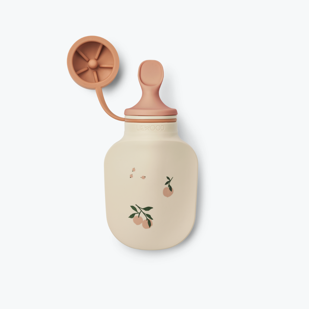 Gourdes en silicone pêche Lizzie - Liewood