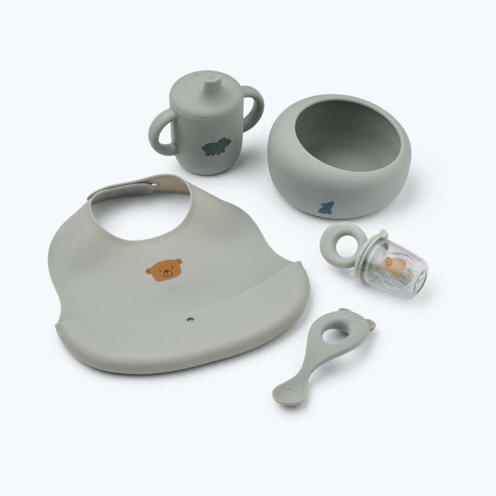 Set repas Bleu Mileah - Liewood