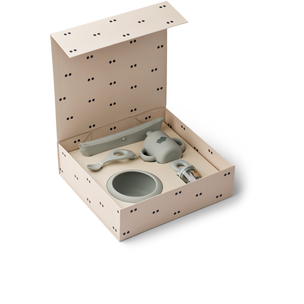 Set repas Bleu Mileah - Liewood