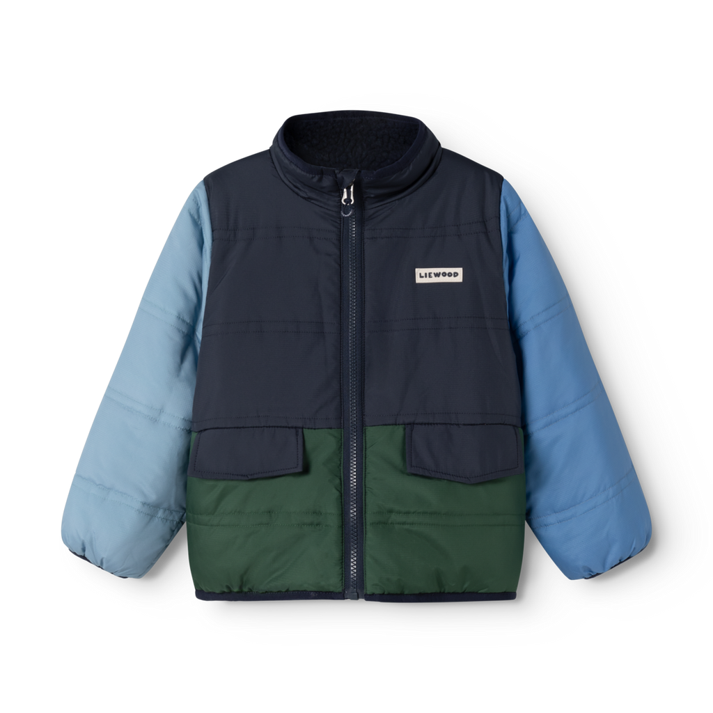 Veste reversible Franka bleu - Liewood