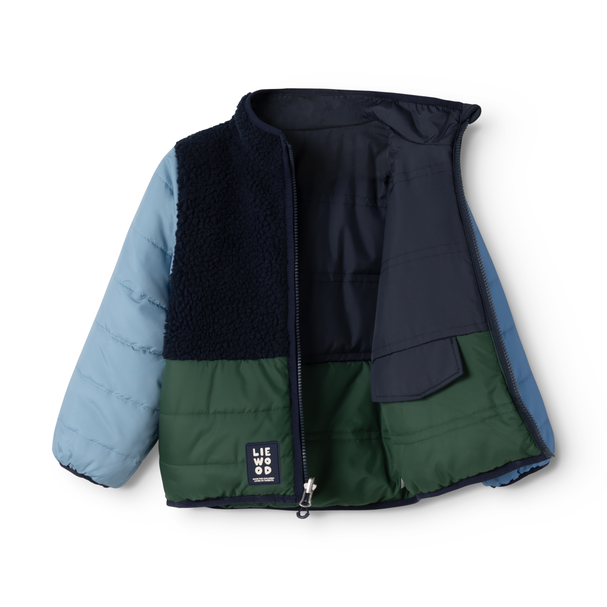 Veste reversible Franka bleu - Liewood