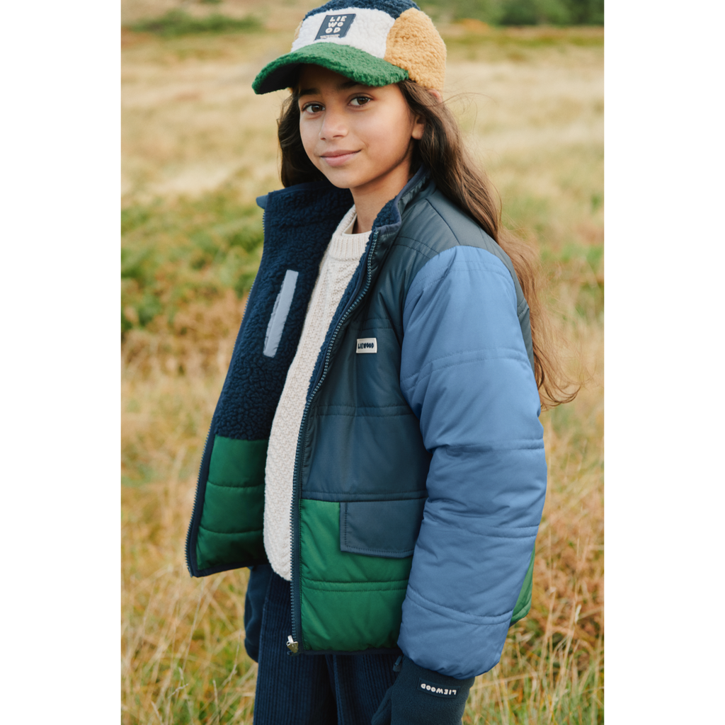 Veste reversible Franka bleu - Liewood