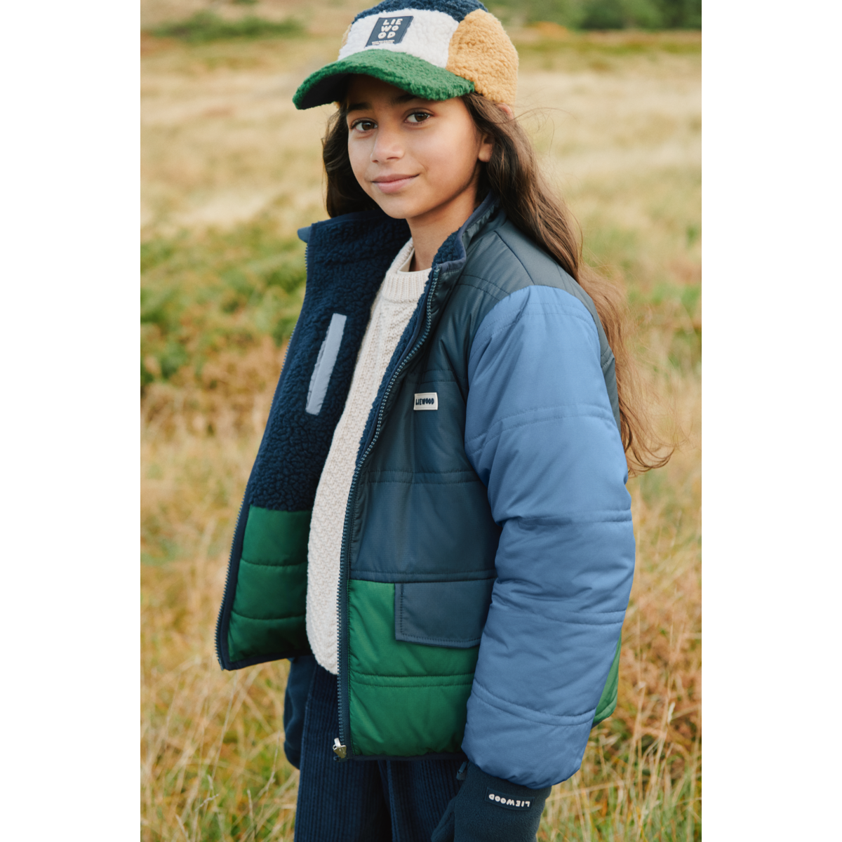 Veste reversible Franka bleu - Liewood