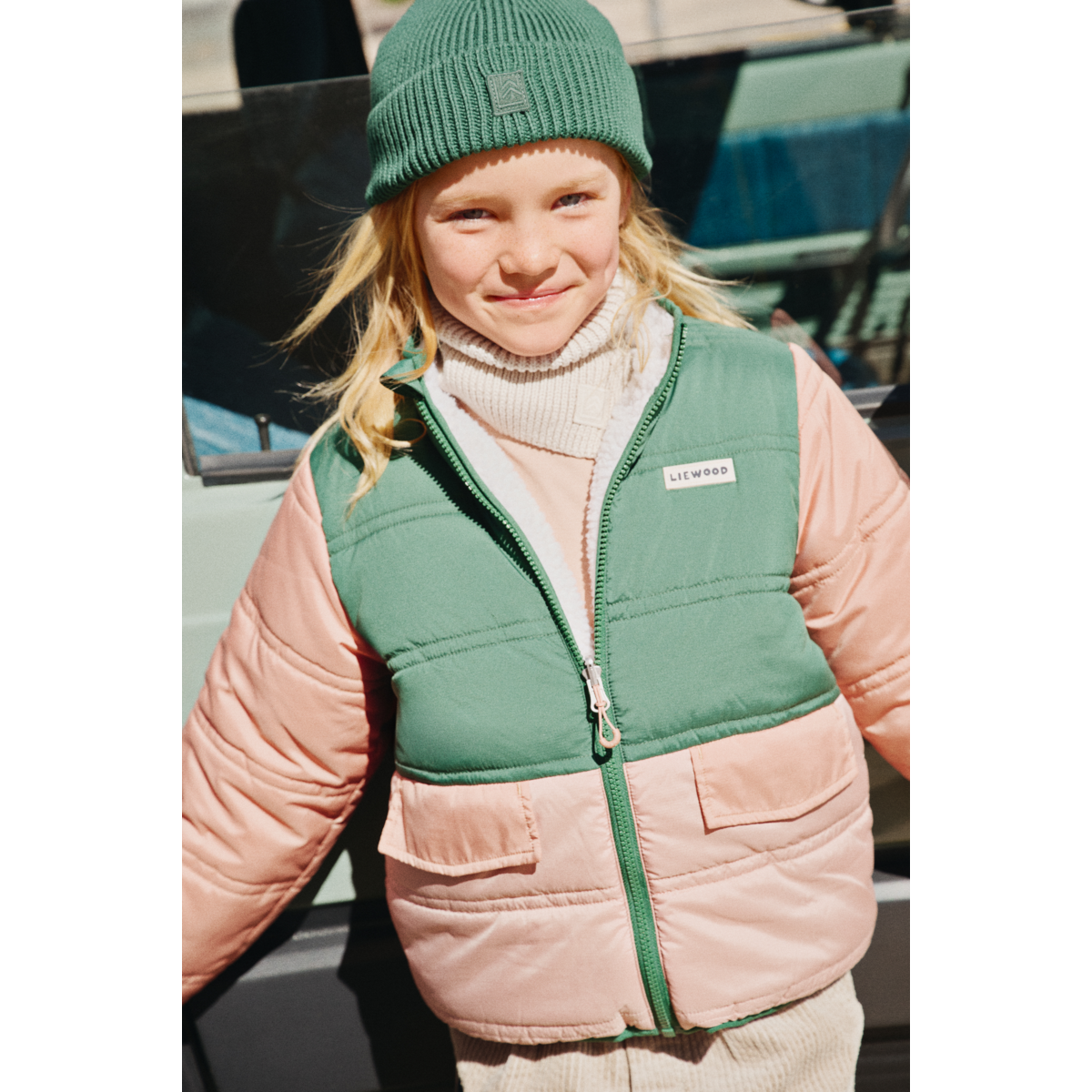 Veste reversible Franka rose - Liewood