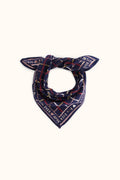 Foulard Manika Cahier Indigo - Apaches