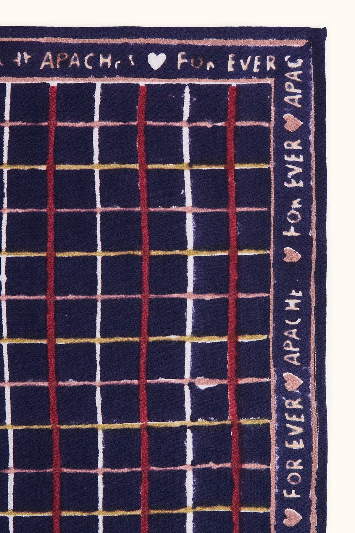 Foulard Manika Cahier Indigo - Apaches